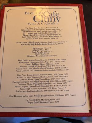 Menu photo 5 Cafe Cluny New York, NY