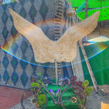 Tio's Tacos - Art everywhere! I got a lens flare and caught a rainbow - Mexican Near Me - Riverside, California