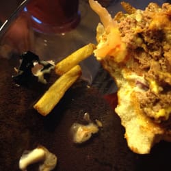 Wendy's - Note the plastic black bread tie my husband just bit into in his burger from this establishment. Enough said!