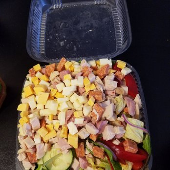 Natoli's - My chef salad!!  It was so filling!! - Pizza Near Me - Secaucus, New Jersey