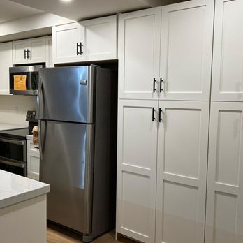 Aztec Appliance - Old fridge we replaced with standard depth that hung 12 inches out from counter - Appliances Near Me - San Diego, California Aztec Appliance - Old fridge we replaced with standard depth that hung 12 inches out from counter - Appliances Near Me - San Diego, California