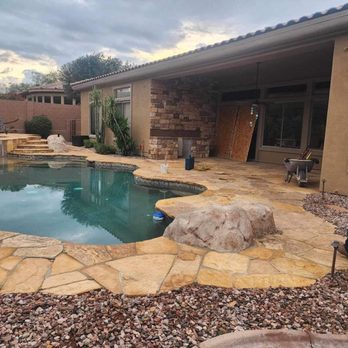Two Brothers Landscaping - a backyard with a pool - Landscaping Near Me Two Brothers Landscaping - a backyard with a pool - Landscaping Near Me