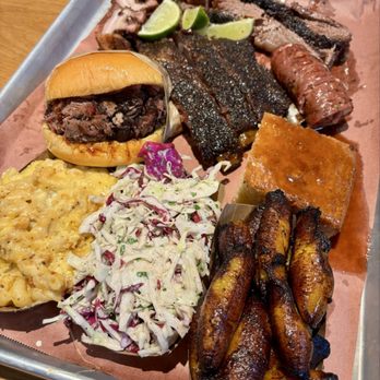 Bark Barbecue - Mac and Cheese, Cole Slaw, Maduros, Torta Dominicana, Chopped Chicharron Sandwich, Pork Ribs, Longaniza Sausage, Prime Brisket, Chicharron. - Barbeque Near Me - Brooklyn, New York