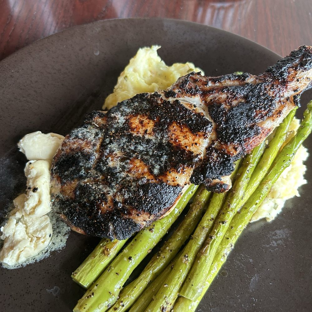 Honey Brine Pork Chop in garlic butter Honey Brine Pork Chop in garlic butter