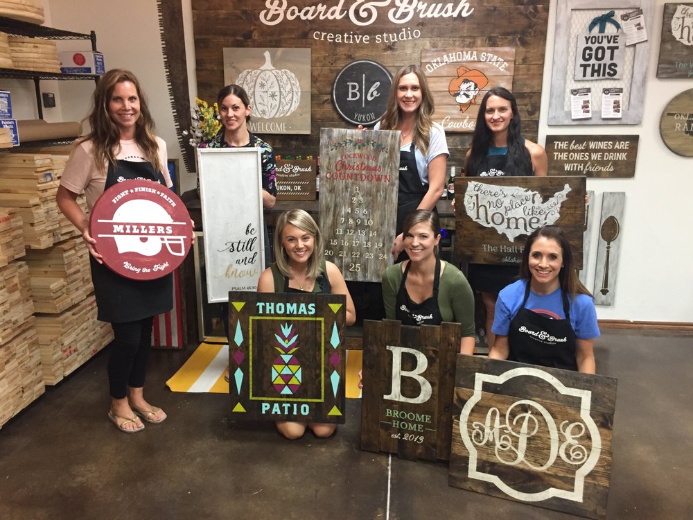 BOARD & BRUSH YUKON Updated October 2024 501 S Mustang Rd, Yukon