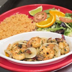 Tacos El Rey - Camarones al ajillo