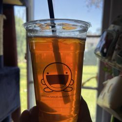 Boba Tea House - Cantaloupe Tea with oolong