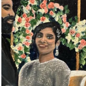 Paint for a Purpose - Bride in a $2k painting - Paint & Sip Near Me