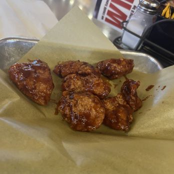 Buffalo Wild Wings - Honey bbq boneless wings - sauced very well - Chicken Wings Near Me - Marion, Illinois
