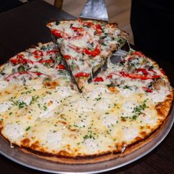 Gino's of Seaford - Vegetarian Deep Dish Slice & White Deep Dish Slice