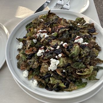 The Restaurant at Ponte - Brussels Sprouts, crispy and delicious! - New American Near Me - Temecula, California