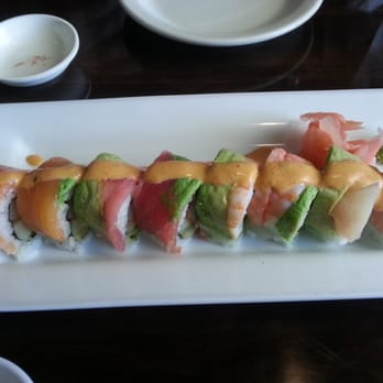 Noodles Asian Bistro - BEAUTIFUL Rainbow Roll. Best one I've ever had. The fish is super fresh & not cut paper thin & the sauce on top is the BOMB. - Dim Sum Near Me - Bartlett, Tennessee Noodles Asian Bistro - BEAUTIFUL Rainbow Roll. Best one I've ever had. The fish is super fresh & not cut paper thin & the sauce on top is the BOMB. - Dim Sum Near Me - Bartlett, Tennessee