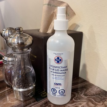 Gilaneh Grill House - Hand sanitizer at table....nice! - Persian/Iranian Near Me - North Vancouver, British Columbia Gilaneh Grill House - Hand sanitizer at table....nice! - Persian/Iranian Near Me - North Vancouver, British Columbia