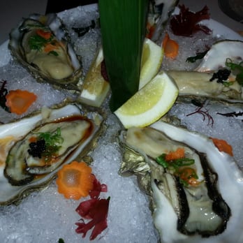 Sapporo Sushi - Fresh Oysters on half shells - Japanese Near Me - Long Beach, California