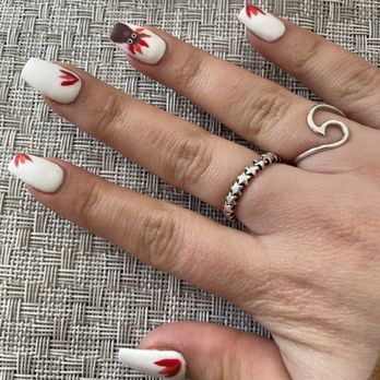 Top Ten Nails - Thanksgiving Turkey Nails - Nail Salons Near Me - Trussville, Alabama