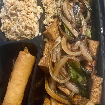 Rice Fun Restaurant - Mongolian Sauce tofu plate - Chinese Near Me - Conover, North Carolina