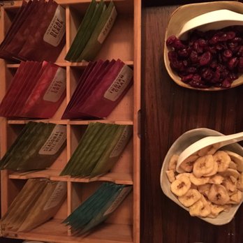 The Spa - Tea and snacks in men's waiting area - Day Spas Near Me - Denver, Colorado