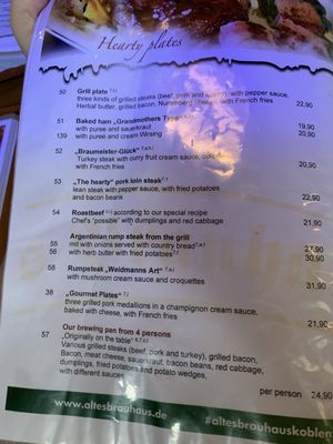 Menu photo 1 Altes Brauhaus Viernheim, HE