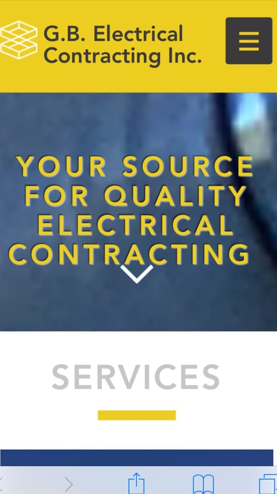 Slide of G B Electrical Contractors