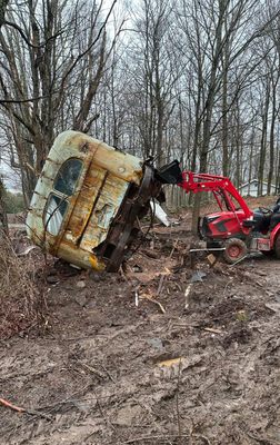 One Call & Your Problems Solved! - Yard clean up & bus removal. One Call & Your Problems Solved! - Yard clean up & bus removal.