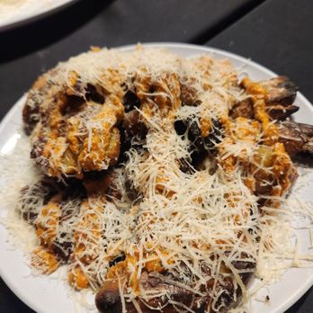 Triple Crossing Beer - Smashed potatoes with red sauce. They had better ones a couple years ago. - Breweries Near Me - Richmond, Virginia Triple Crossing Beer - Smashed potatoes with red sauce. They had better ones a couple years ago. - Breweries Near Me - Richmond, Virginia
