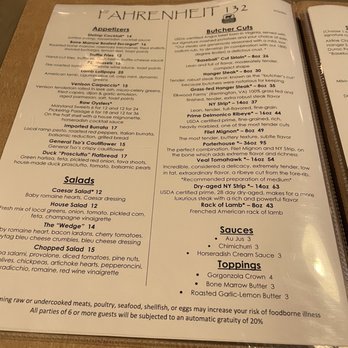 Fahrenheit 132 - Steakhouses Near Me - Fredericksburg, Virginia Fahrenheit 132 - Steakhouses Near Me - Fredericksburg, Virginia