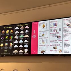 Tia’s Italian Ice - Menu