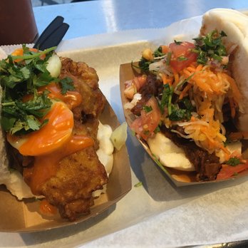 Ekiben - Fried chicken (L), The Big Kim (R) - Asian Fusion Near Me - Baltimore, Maryland