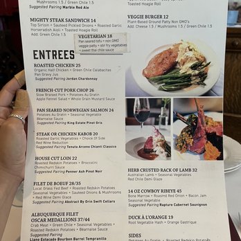 Seared - Menu - Steakhouses Near Me - Albuquerque, New Mexico