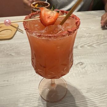 Quiero Brunch - Guava strawberry margarita. Soooo good - Mexican Near Me - Temecula, California