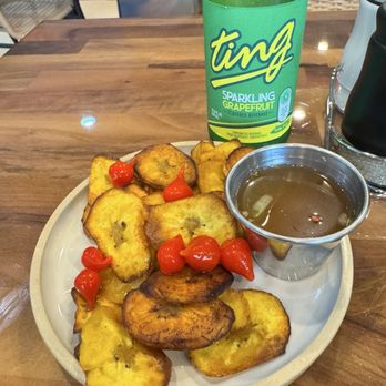 Island Soul Kitchen - Deep fried plantain (complimentary) - Soul Food Near Me - Sacramento, California