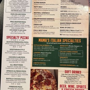 Papa Rocco's - Menu - Bars Near Me - Gulf Shores, Alabama Papa Rocco's - Menu - Bars Near Me - Gulf Shores, Alabama