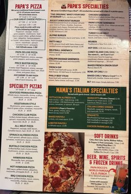 Menu photo 2 Papa Rocco's Gulf Shores, AL Menu photo 2 Papa Rocco's Gulf Shores, AL