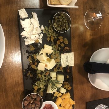 The 1894 - Cheese board $20 (I would have liked olives instead of capers) - Wine Bars Near Me - Pasadena, California