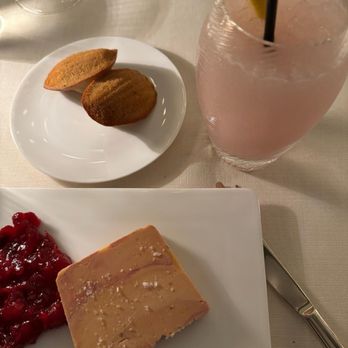 Four Twenty Five by Jean-Georges - FOIE GRAS TERRINE cranberry compote, spiced madeleine - American Near Me - New York, New York Four Twenty Five by Jean-Georges - FOIE GRAS TERRINE cranberry compote, spiced madeleine - American Near Me - New York, New York