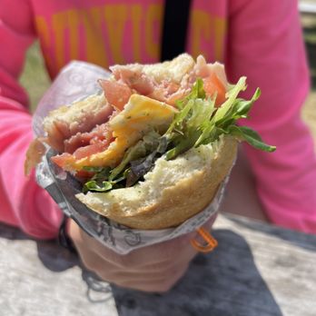 Shipwreck Cafe - The Carl Bradley - delish, not your typical pretzel bun. - Cafes Near Me - Empire, Michigan Shipwreck Cafe - The Carl Bradley - delish, not your typical pretzel bun. - Cafes Near Me - Empire, Michigan