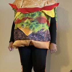 Entertainment Crazy - Cheeseburger and french fries Happy Halloween