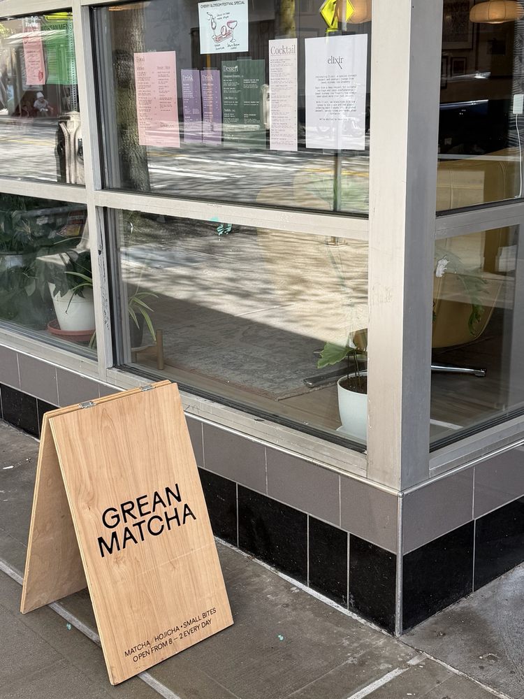 Grean - Grean sign at the front - Cafes Near Me - Seattle, Washington Grean - Grean sign at the front - Cafes Near Me - Seattle, Washington