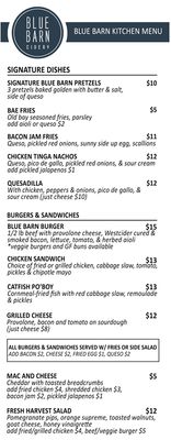 Menu photo 3 Blue Barn Cidery Hilton, NY Menu photo 3 Blue Barn Cidery Hilton, NY