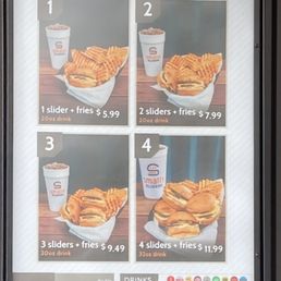 Simple, straightforward menu.