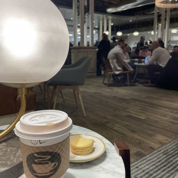 Good Ambler - Oat Latte and Caramel Macaron - Bakeries Near Me - Chicago, Illinois Good Ambler - Oat Latte and Caramel Macaron - Bakeries Near Me - Chicago, Illinois