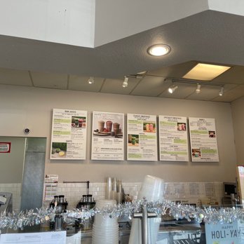 Juice It Up! - Menu on the wall - Juice Bars & Smoothies Near Me - Chino, California