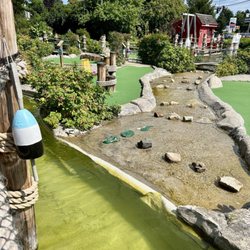 Sun Outdoors Mini Golf - View from the second hole.