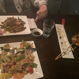 Thai Fried Rice Dinner and Beef Macadamia Dinner