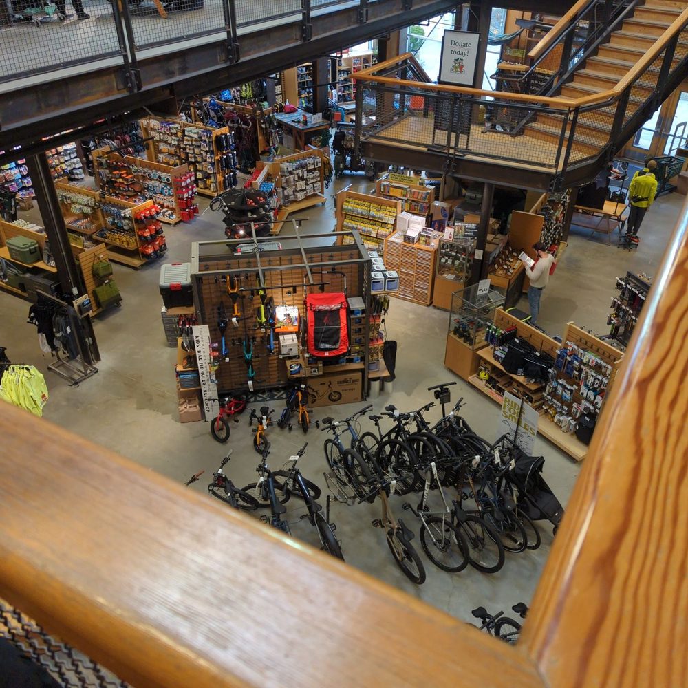 REI - From the second floor - Bikes Near Me - Lynnwood, Washington REI - From the second floor - Bikes Near Me - Lynnwood, Washington
