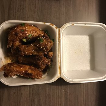 Sunny's Bulgogi House - chicken wings in a styrofoam container - Korean Near Me - Ogden, Kansas Sunny's Bulgogi House - chicken wings in a styrofoam container - Korean Near Me - Ogden, Kansas