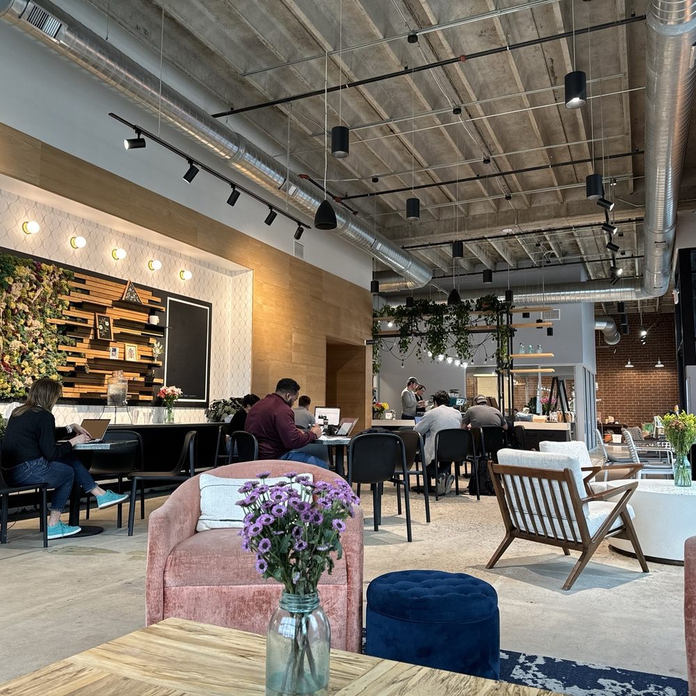 Seating area and counter