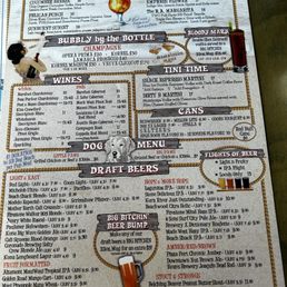 Drink menu Drink menu