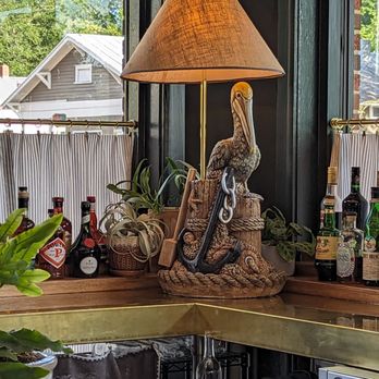 Olivero - I love this pelican lamp, ask the bartender what her name is when you visit - Italian Near Me - Wilmington, North Carolina Olivero - I love this pelican lamp, ask the bartender what her name is when you visit - Italian Near Me - Wilmington, North Carolina
