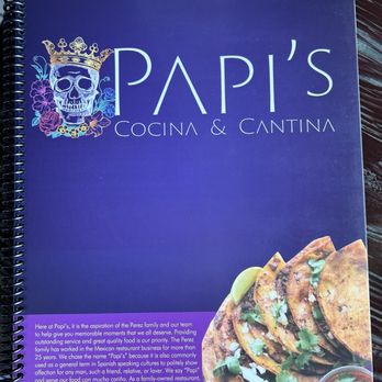 Papi’s Cocina & Cantina - Menu - Mexican Near Me - Marshfield, Missouri Papi’s Cocina & Cantina - Menu - Mexican Near Me - Marshfield, Missouri